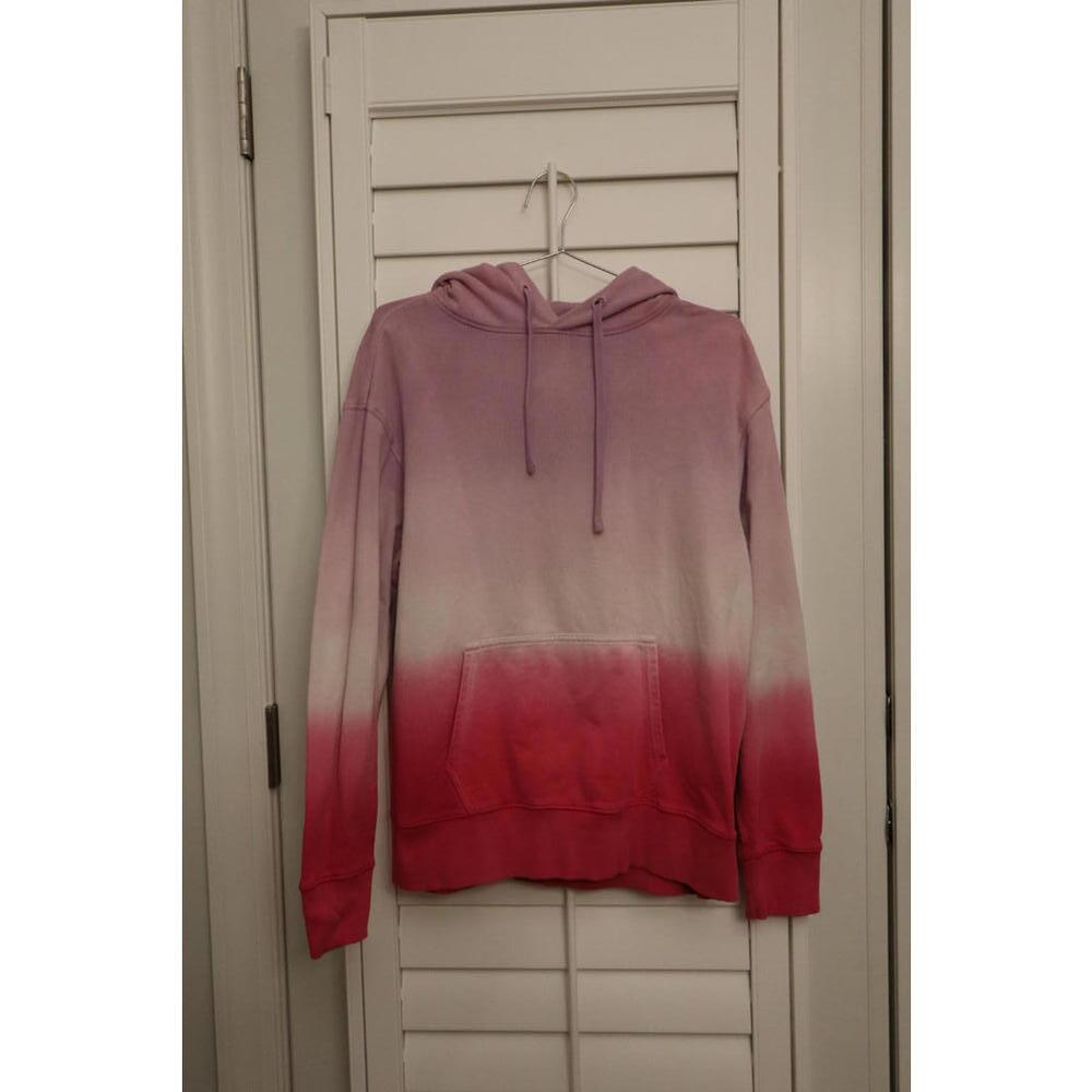 Ivory Ella ombré hoodie purple/pink with elephant logo on back size Large